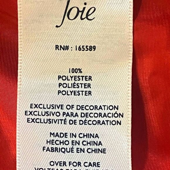 Joie Cayenne Smocked Neck Sleeveless Top Size Medium - Picture 8 of 9